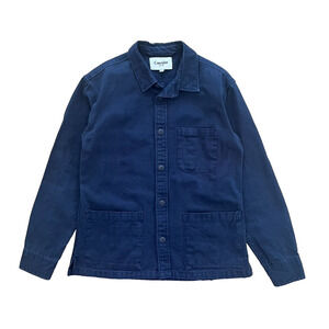 Corridor NYC Canvas Overshirt Mens S Shirt Jacket Shacket Navy Chore Workwear